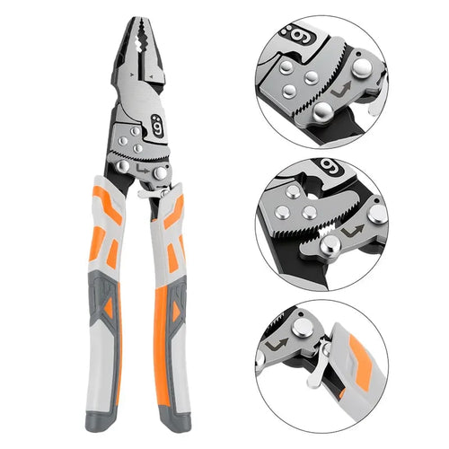 🔧 Self-Locking Ratchet Pliers | Secure Grip Workshop Tool