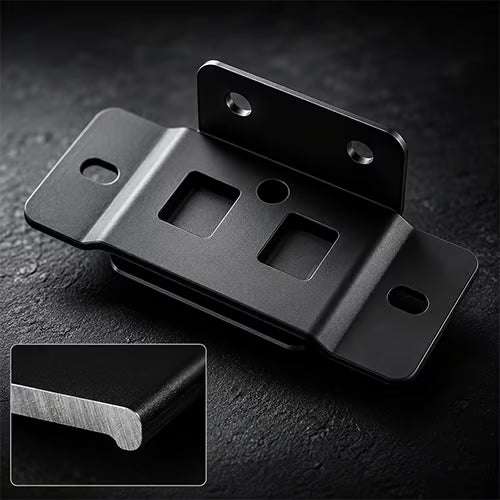 🛠️2-in-1 Iron Buckle Corner Brackets – Heavy Duty Stainless Steel L Shape Joint Fixing Brackets with Screws for Cabinets, Tables & Chairs Repair Kit