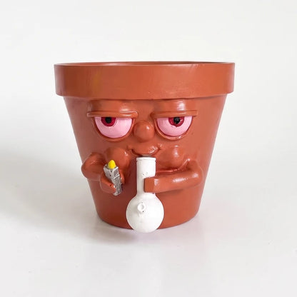 ⏳ Last Day 49% OFF – 🌱 Funny Laid-Back Character Planter | Cute Cartoon Plant Pot for Succulents, Cactus, Desks, Shelves & Office Décor 😎✨