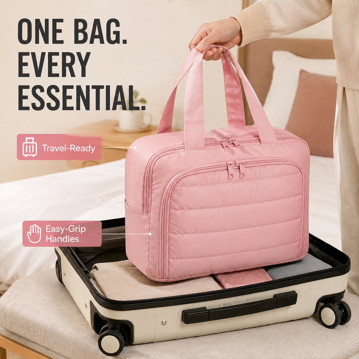 Everything-in-Place Multi-Pocket Travel Organizer
