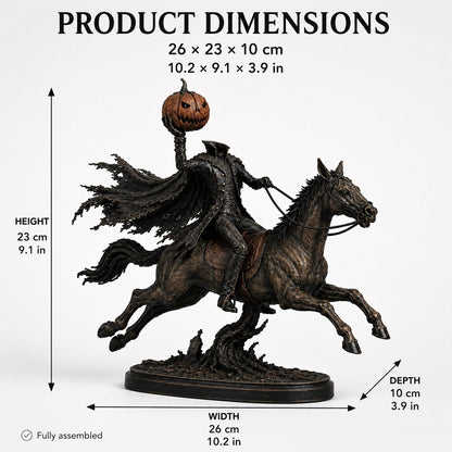 ⏰Limited Stock 60% OFF🎃🏇Midnight Chase Headless Horseman Statue