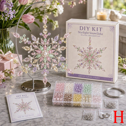 Beaded Snowflake Ornament DIY Kit