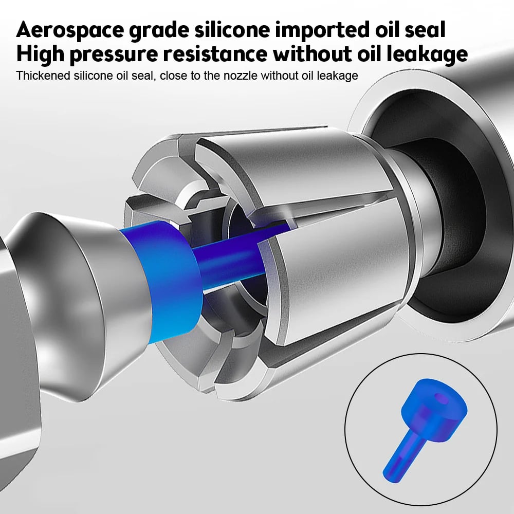 🔥HOT SALE🔥Strong Lock on Grease Couplers with Spring Flex Hose