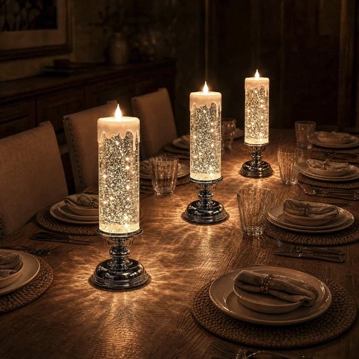 🔥HOT SALE🔥49% OFF✨Glimmering Glitter Glow Candle