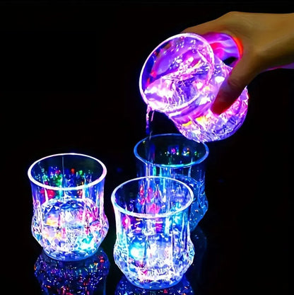 ✨ Liquid-Activated LED Light-Up Cup | Crystal-Style Party Drinkware