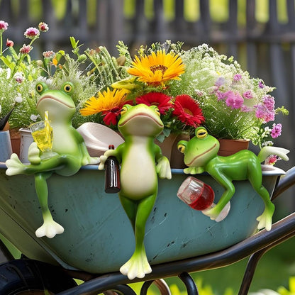 🎁🎉Only $23.99 This Week🌟🐸Garden Potted Plant Ornament: Drinking Frog🌹