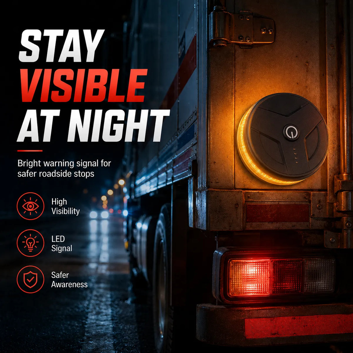 🚛💡 Truck Warning Lights — Enhance Road Safety with Bright & Reliable Visibility!