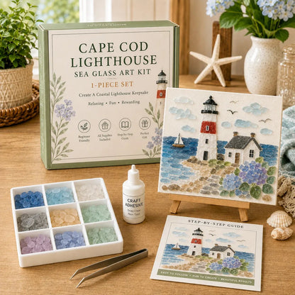 ✨ Timeless American Destinations Sea Glass Art Kit