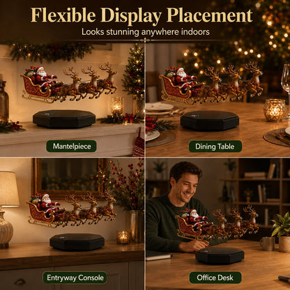 🎅 Santa’s Flying Sleigh — Magnetic Levitation Christmas Display ✨