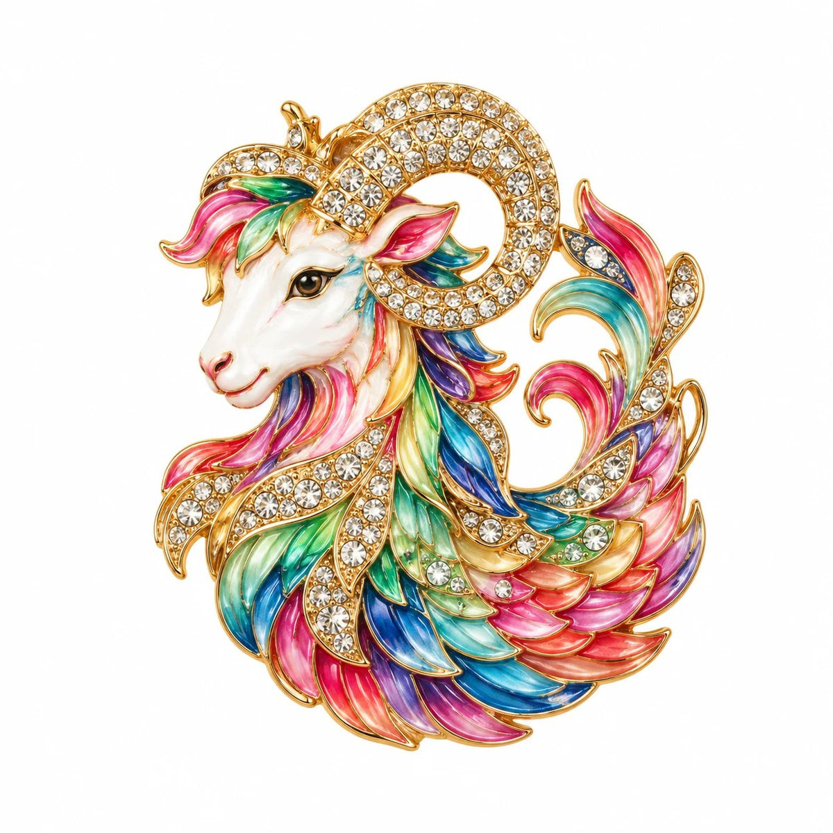 Luxury Zodiac Enamel Brooch – Turn a Simple Blazer into a Statement ✨