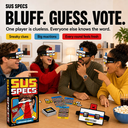🔥LAST DAY 50% OFF - 🕵️Lucky Egg Sus Specs - The Clueless Clue-Giving Imposter Game