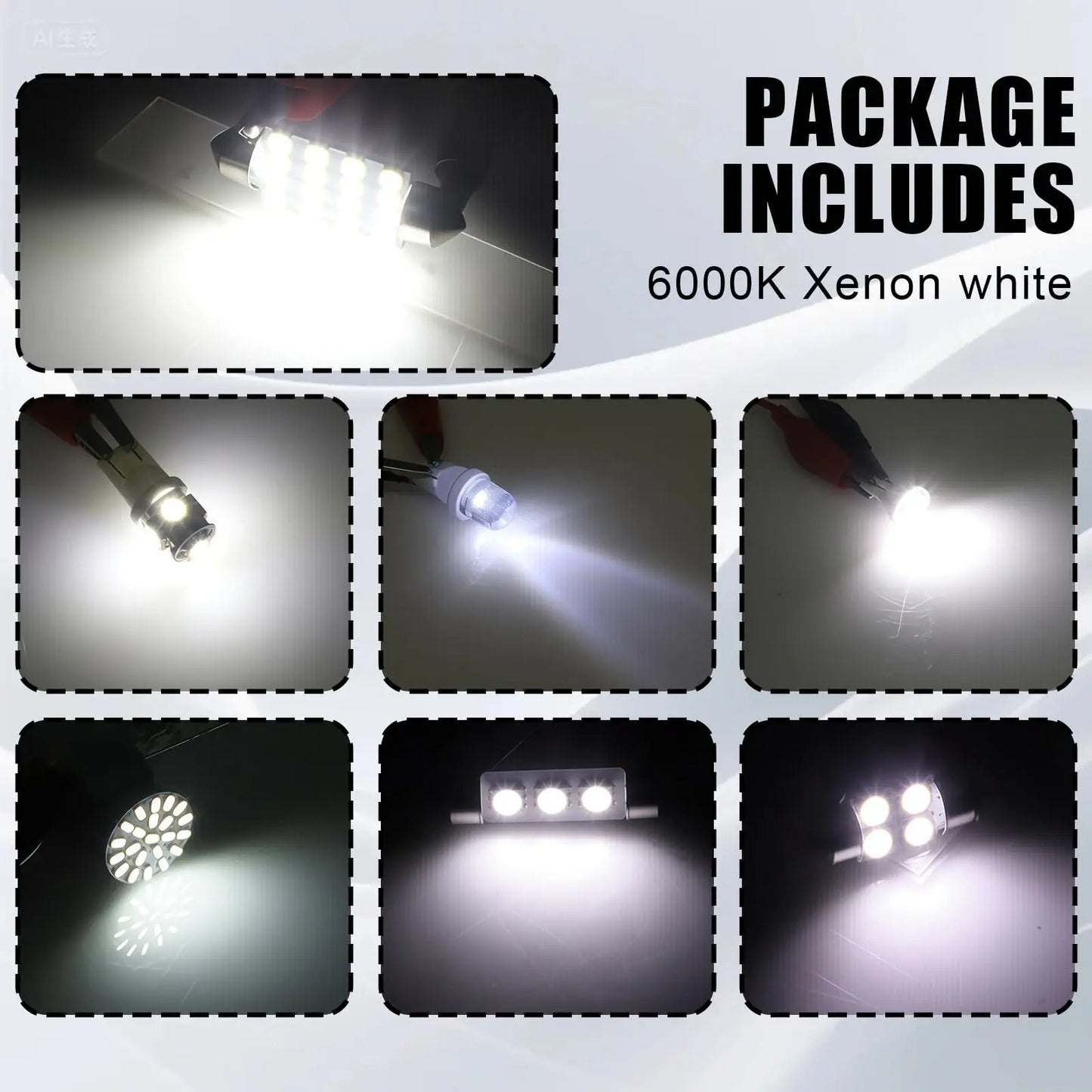 🔥70 & 42 Pcs Interior Car Light Kit