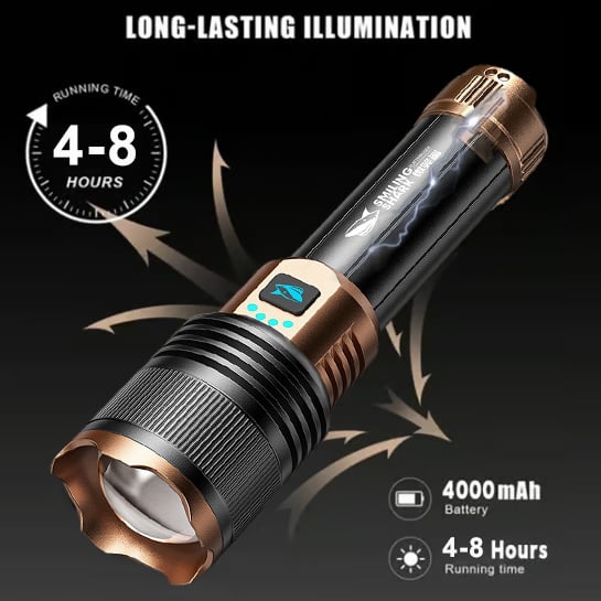 🔥2026 The Ultimate Survival  SKYFIRE 1097 Waterproof Tactical Flash Light