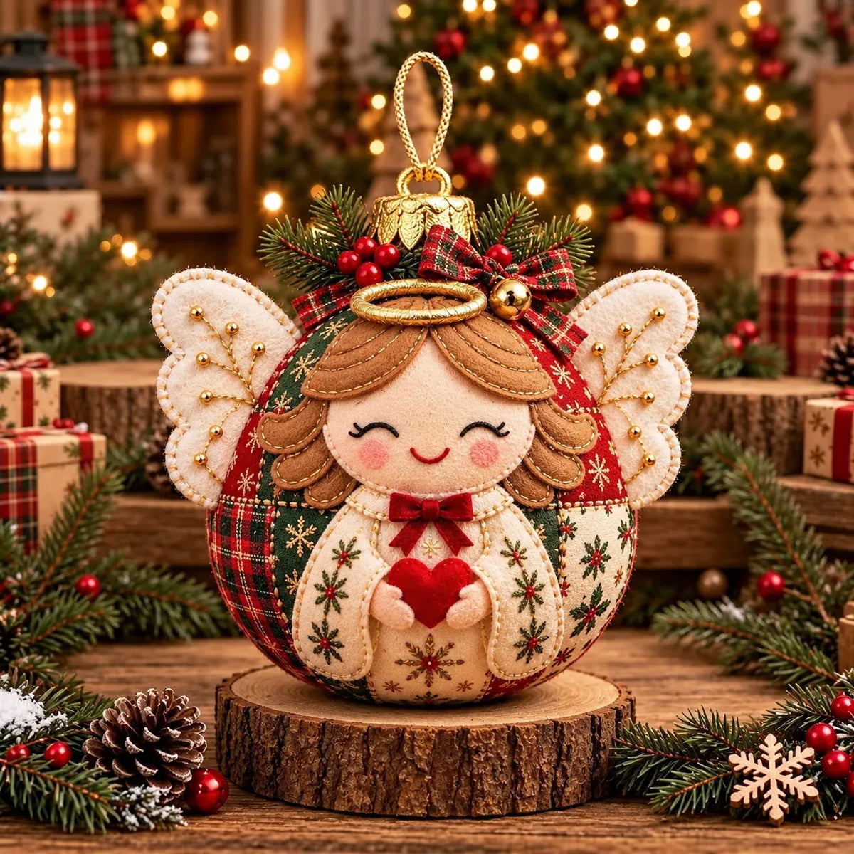 🎄Beginner-Friendly Cozy Patchwork Christmas Ornament Collection | 8 Festive Character Designs for Trees, Wreaths & Holiday Gifts ✨