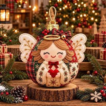 🎄Beginner-Friendly Cozy Patchwork Christmas Ornament Collection | 8 Festive Character Designs for Trees, Wreaths & Holiday Gifts ✨