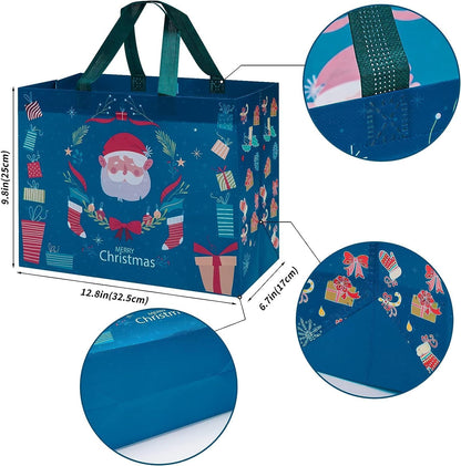 🎉🔥Christmas Early Discount 49% Off🔥 Christmas Gift Bags Large Reusable Tote Bags