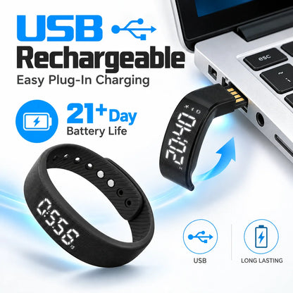 ⌚✨ Smart Fitness Band — Track Your Health, Stay Active & Live Smarter Every Day!