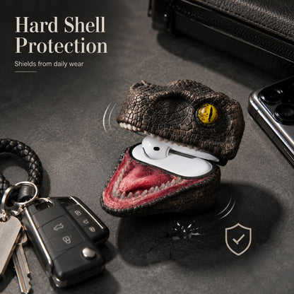 🦖Velociraptor Skull Headphone Case