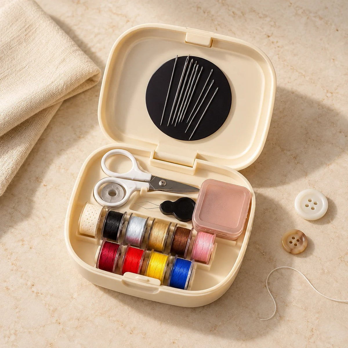 🧵 Portable Magnetic Sewing Organizer | On-the-Spot Clothing Fixes Anywhere 🪡👕
