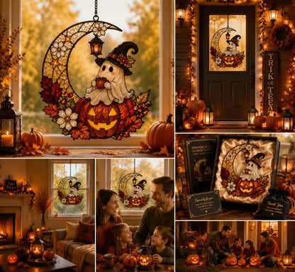 ⏰Last Day 50% OFF! 👻 Cute Halloween Ghost Window Hanging Decoration