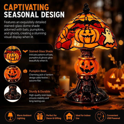 🎃Halloween Ghost Bat Pumpkin Table Lamp