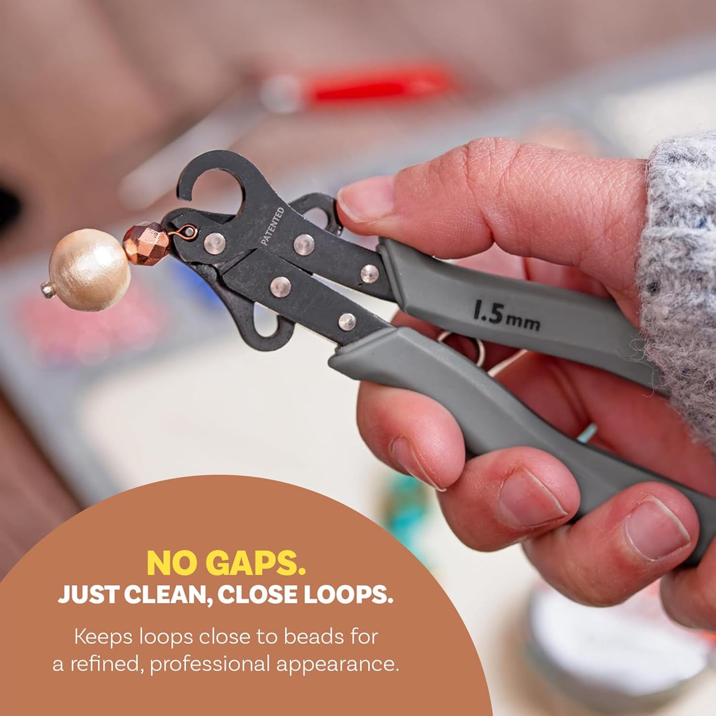 ✨ 3 Pack One Step Wire Looper Pliers | 1.5/2.25/3mm Jewelry Making Loop Forming Tools