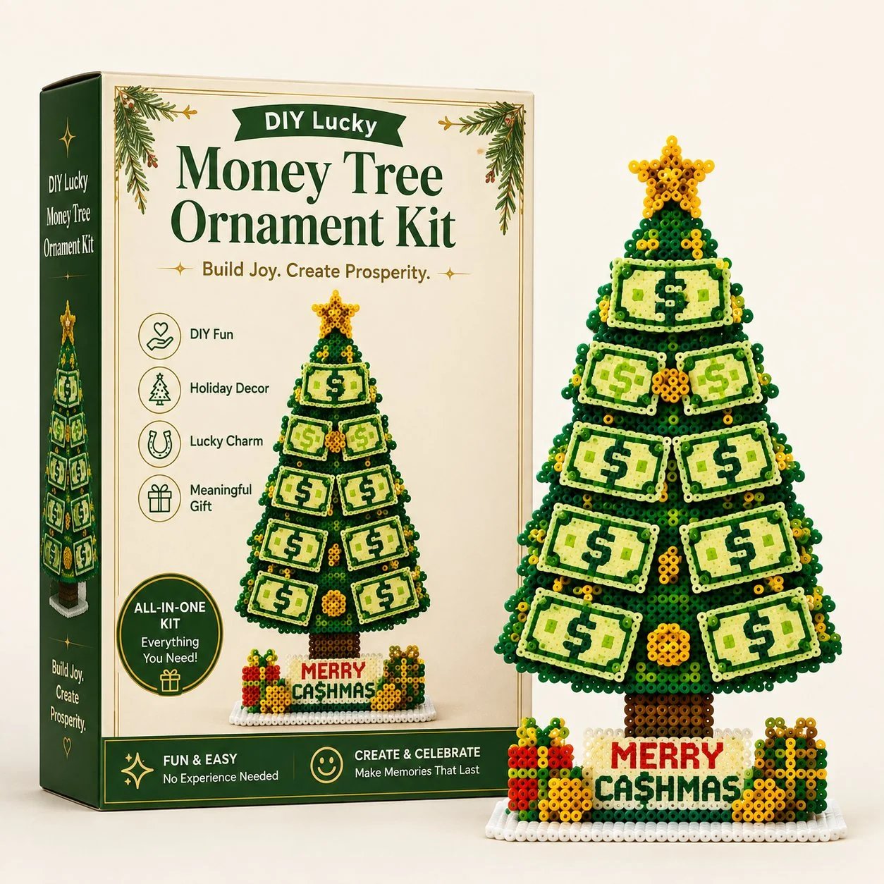 Beginner-Friendly DIY Lucky Money Tree Bead Craft Kit