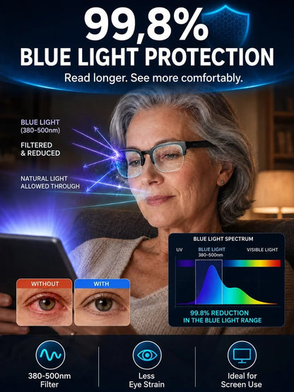 AI Smart Long Battery Life Wireless Bluetooth 6.0 Translation Glasses