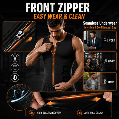 Men's Sweat Sauna Shaper Vest🔥