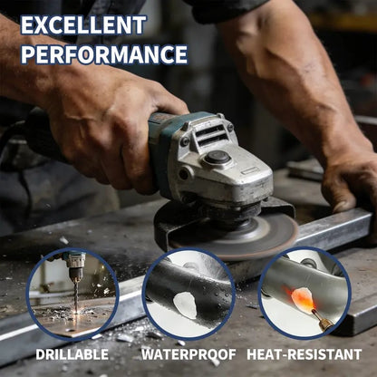 🔧Steel Reinforced Epoxy Repair Putty – Multi-Surface Moldable Epoxy for Metal, Wood & Hard Surfaces, Patch Cracks Gaps Holes, Sandable & Paintable, Water-Resistant🛠️