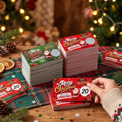 🎅 Christmas Scratch-Off Surprise Cards | Holiday Party Game