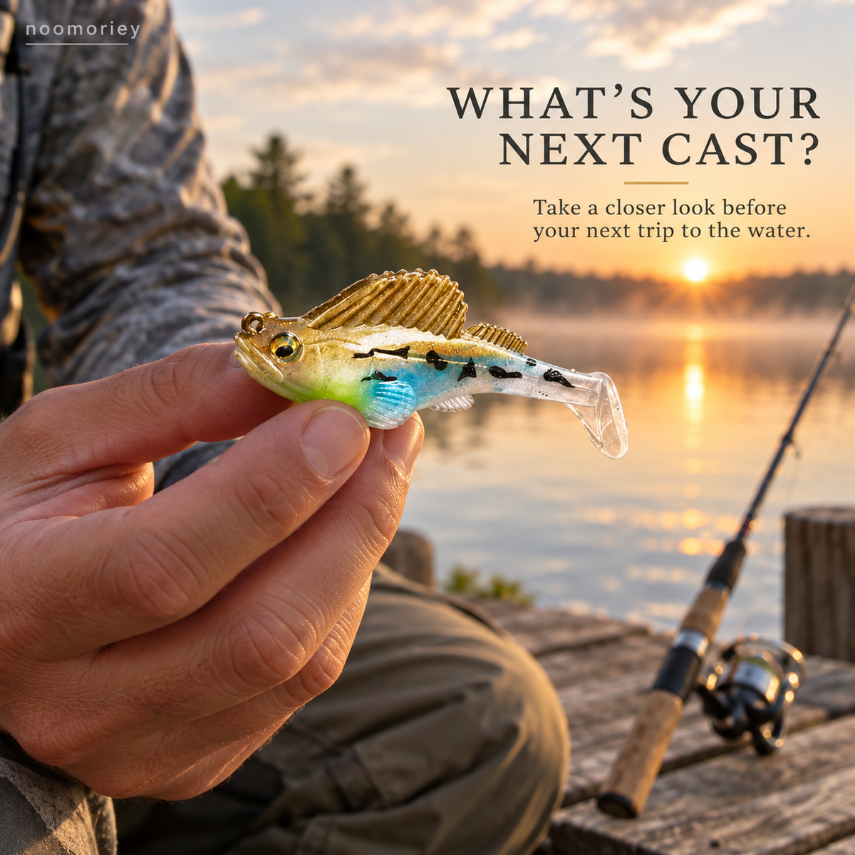 🔥HOT SALE🔥5-Piece T-Tail Soft Lure Set with Box