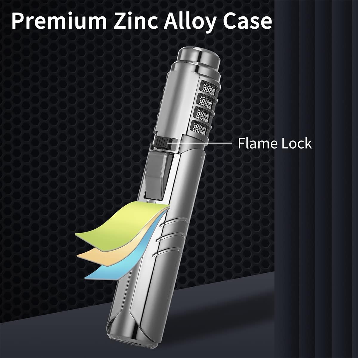 🔥HOT SALE🔥🔥1800°C Jet Torch Lighter,Butane Refillable Windproof Adjustable Flame Intensity