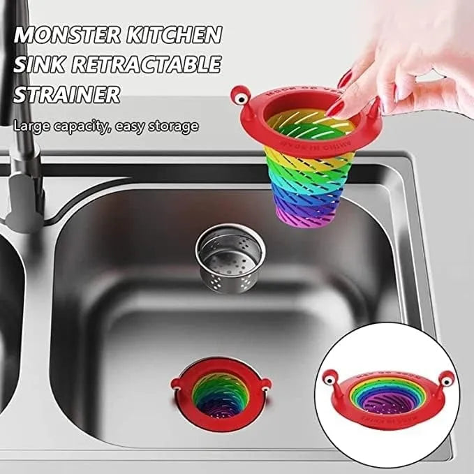⭐✨Rainbow Expandable Sink Strainer Basket