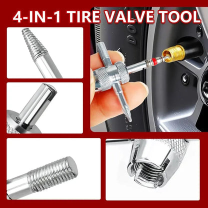 🚗 Quick Change Tire Valve Tool Kit