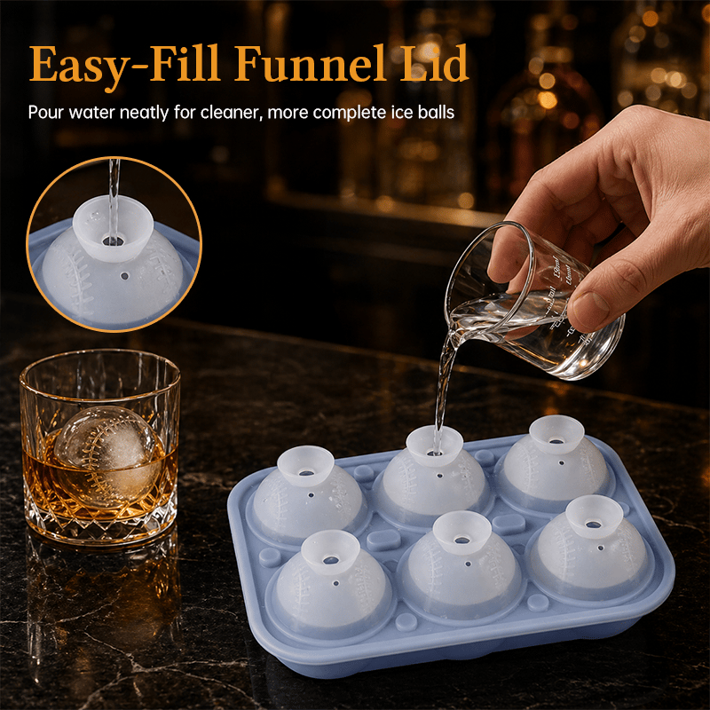 Baseball Ice Ball Mold