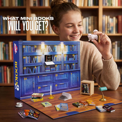 🎨📚 Mini Art & Mini Library Advent Calendar Collection✨Open a Tiny Surprise Each Day and Build a Mini Collection Worth Displaying