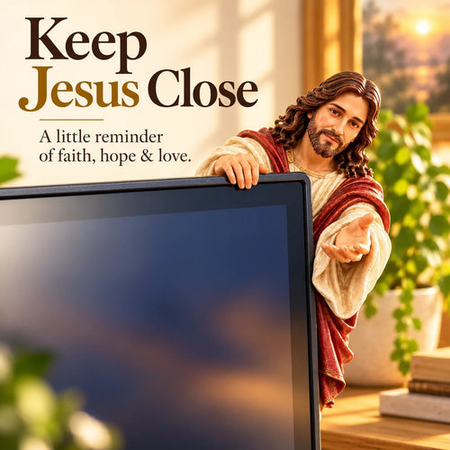 ✝️ Keep Jesus Close — Faith, Hope & Love for Your Everyday Space ❤️🕊️