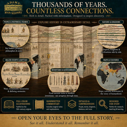 Biblical World History Fold‑Out Timeline Chart