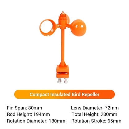 🐦‍⬛Solar-powered outdoor flashing bird deterrent