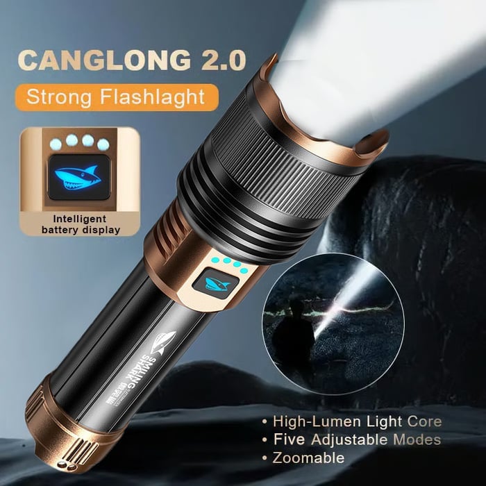 🔥2026 The Ultimate Survival  SKYFIRE 1097 Waterproof Tactical Flash Light