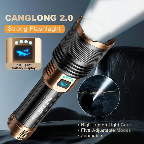 🔥2026 The Ultimate Survival  SKYFIRE 1097 Waterproof Tactical Flash Light