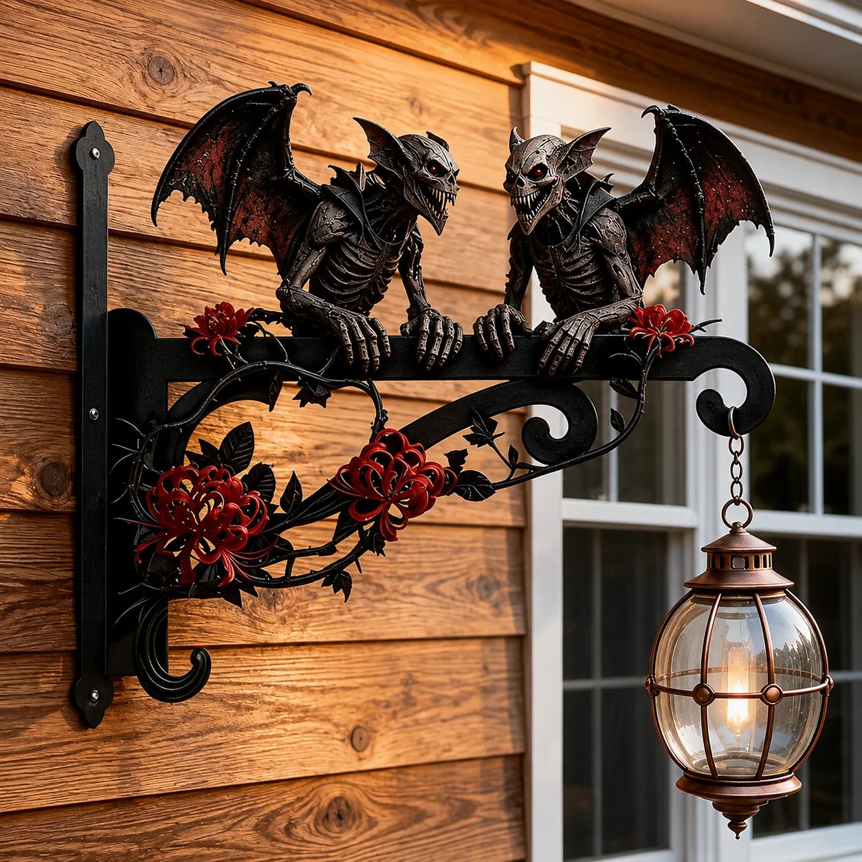 Halloween Decorative Wall Hook - Spooky Outdoor Metal Hanger For Porch & Garden Decor
