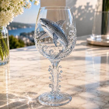 ⏳ Last Day 49% OFF – 🌊 3D Ocean Treasure Sculpted Glass Collection | Premium Clear Stemware with Raised Marine Figures, Wave Details & Light-Catching Underwater Accents ✨