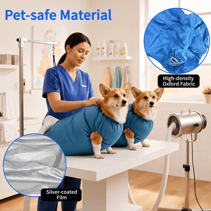 Hands‑Free Pet Drying Bag Quick‑Dry