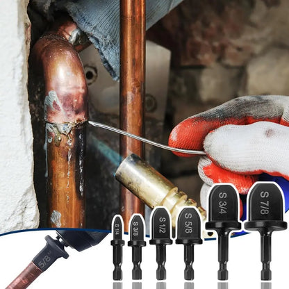 🔥LAST DAY 49% OFF - 🛠️🔧 HVAC Copper Pipe Swaging Tool Set | Drill Bit Expander Kit for AC Repair
