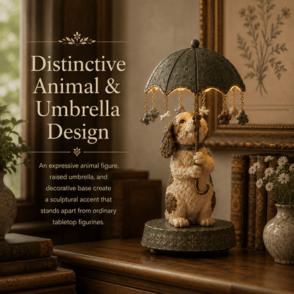 🎁 Vintage animal-shaped lamp with a rotating shade