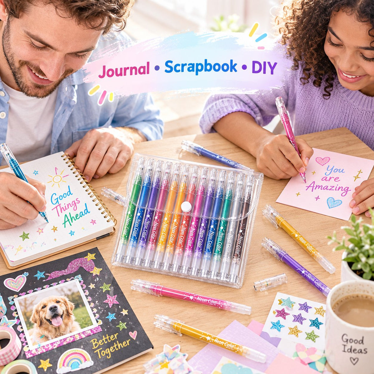 🖊️Glitter Metallic Gel Pen Set