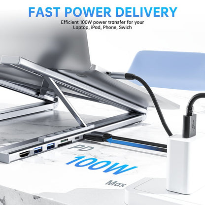 🔥HOT SALE🔥Buy 1 Get Free Shipping💥💻 8-in-1 USB-C Laptop Stand,Best Gifts