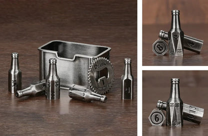 Beer Bottle Dice Set